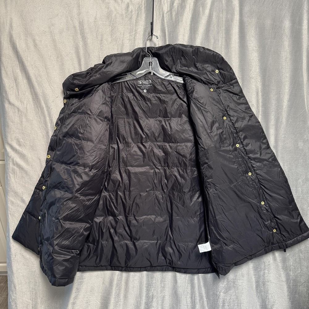 Carve Designs Minxy Jacket Womens Large Black Down Puffer Coat Quilted Winter - Picture 9 of 15